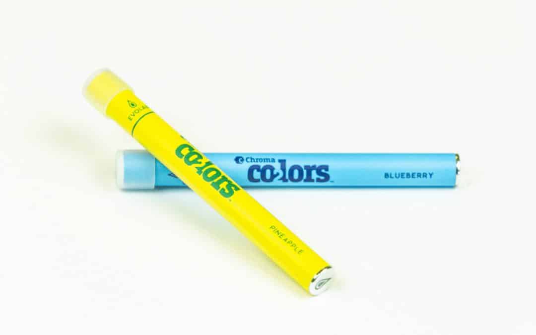 EvoLab Chroma Colors 2 disposable cannabis vapourizer pens
