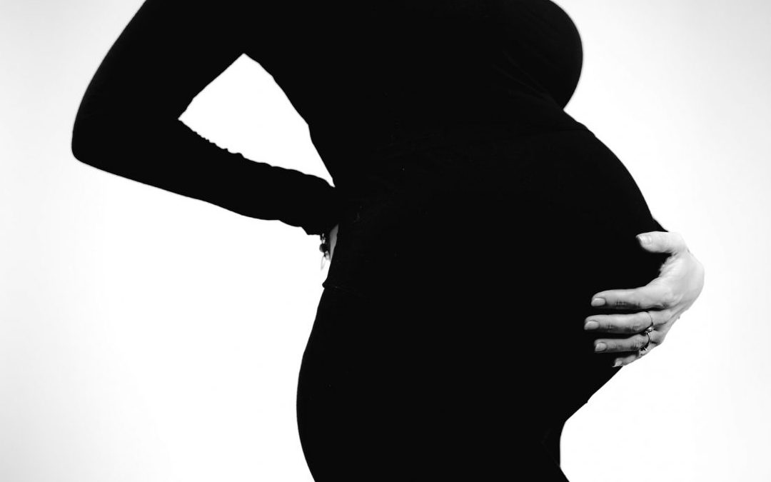 pregnancy portrait of woman